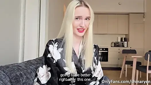 Stepmom Says No Penetration but Still Helps Me to Cum - She Puts Cock in Her Pussy