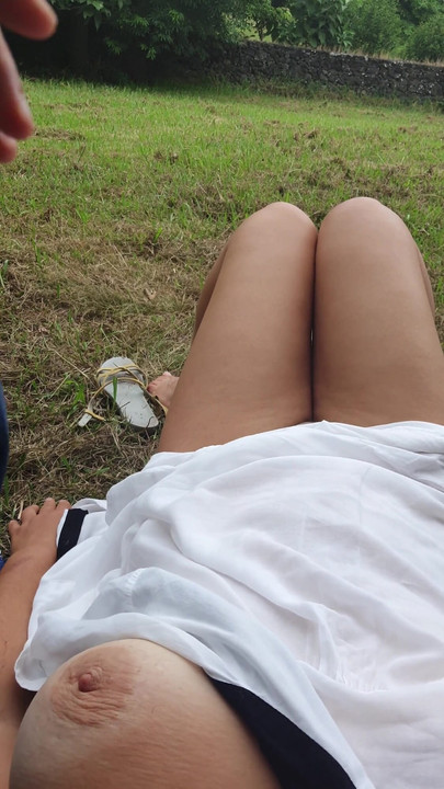 Must-see moment from "Stranger Creeps Up & Starts Paw With Fingering Hard My Hairy Kitty In The Park!"