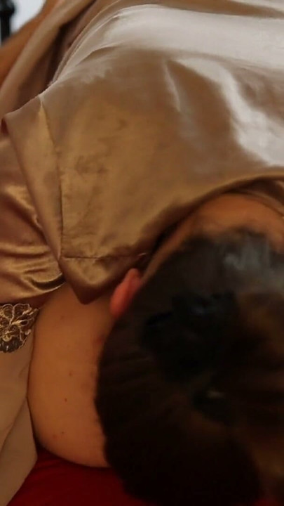 209 - Amateur Slut, Satin Lingerie, Rimming, Blowjob | Clip 1