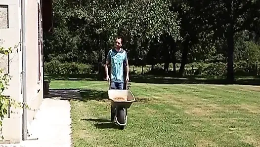 Inked French Slut Got Fucked in Outdoor Show