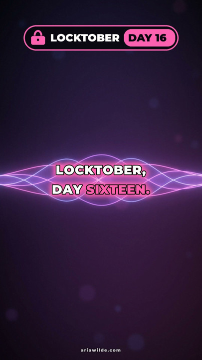 Locktober Day 16 Sissy Denied Release - Locked And Denied Keyholder Tribute Ritual Under Her Desk Service Chastity Cage Chastity