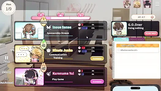 1 V-Lover Playthrough. Lovely Women And Nice Art Style.