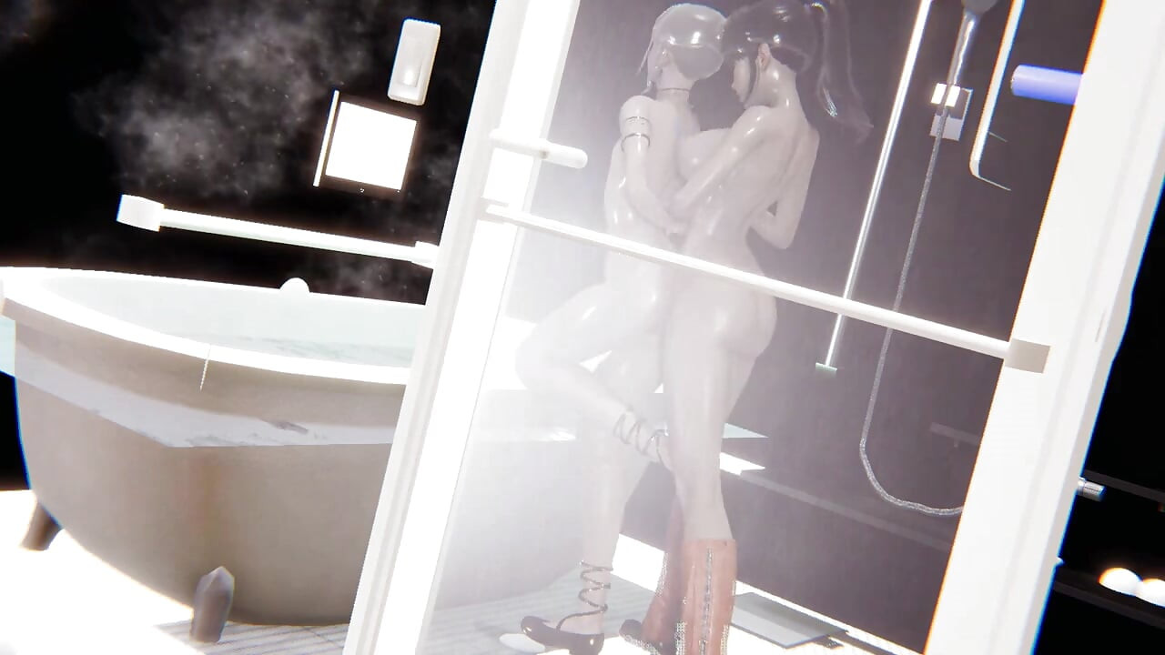 Yaoi - Futanari knuller Femboy på badet
