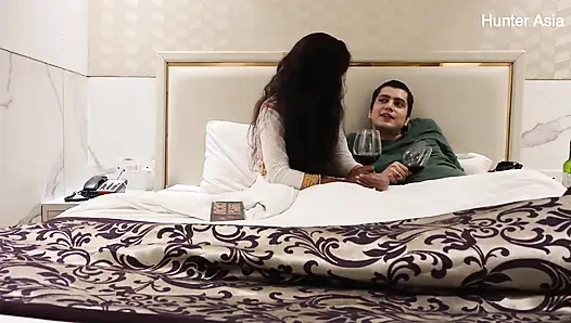 Indian MILF & Young Guy, Beverages Turn Into Something More