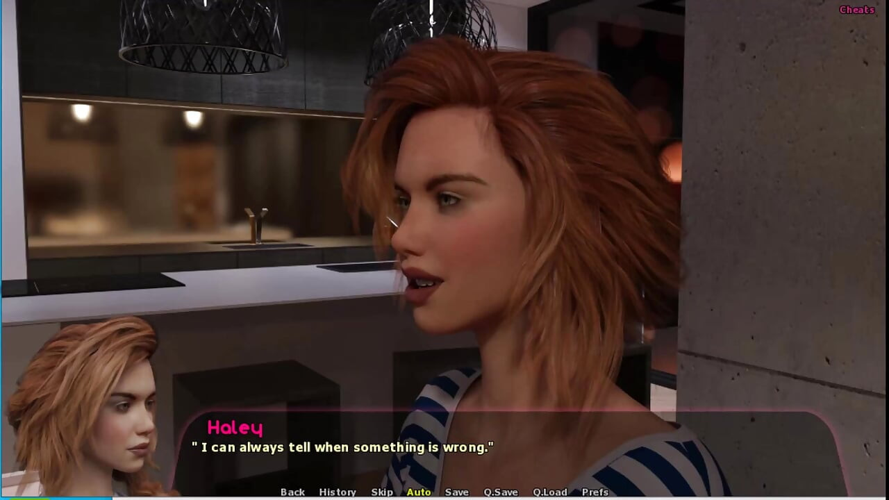 Haley Story #17 - Haley en Johannes verzorgden Adriana's huis ... Johannes neukte Haley op de eettafel