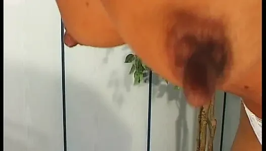 Stunning blonde German nurse enjoys hot anal creampie in the office