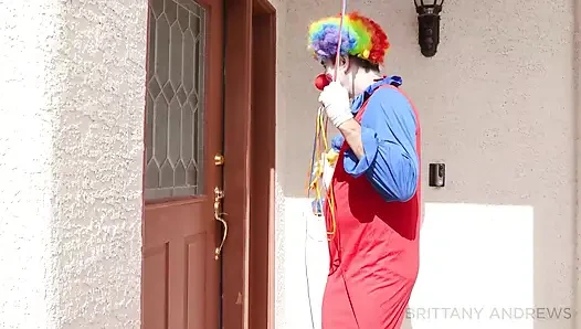 Blonde Brittany Andrews Sucks And Rides Clown Marcus London's Cock!