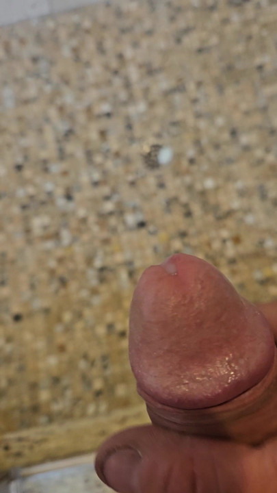 Cumming in shower