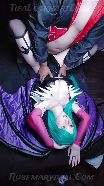 Aerith x Morrigan Darkstaklers Cosplay. Angle #2