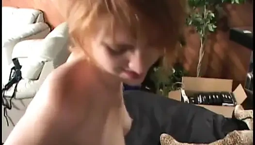 Slut with Strap on Fucks Guy While He Fucks Another Hot Slut in FFFM Group Sex