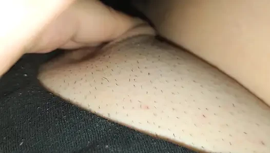 Student playing in room