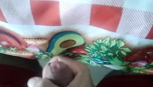 Meu cunhado esporrando na punheta