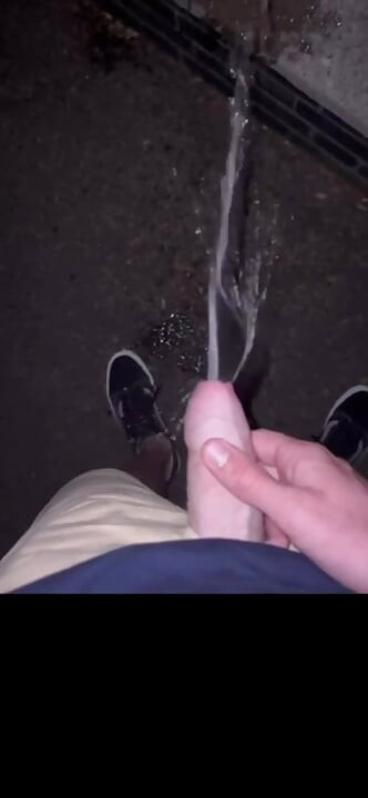 تجميعة التبول في الأماكن العامة ليلا