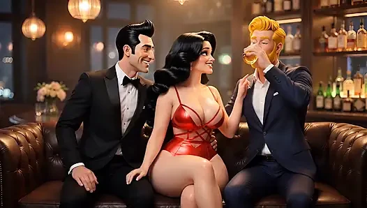 From Chubby & Ignored to Curvy Cock Tease-Ep5  A wife meets strangers at a nightclub and ignores husband.