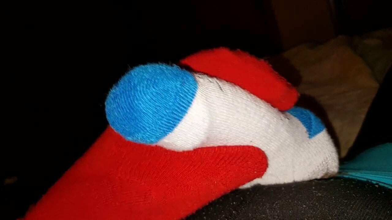 Masturbare cu mâna șosetei