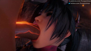 Sophitia a Taki šílí noční můru