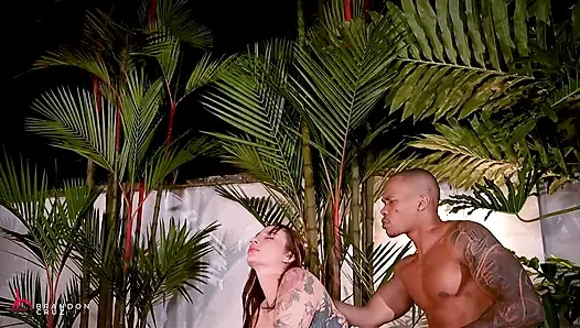 Couple Has Rough, A Sex in Front of Their Cuckolded, Voyeuristic Neighbor - Brandon Cruz & Devil Khloe