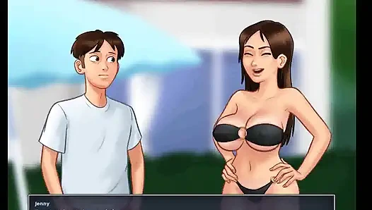 Summertime saga: sexy ass stepsister by the pool ep 121