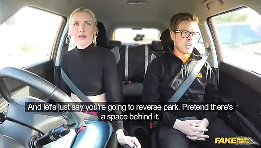 Fake Driving School - Naughty Student Driver Lexi Lou Deepthroats Instructor Ryan, Gets Fucks Hard Until She Squirts & Cums