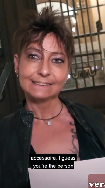 German Old Woman make real Sexdate casting on Street | Clip 1