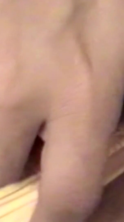 I give myself a full handjob and cum in front of my stepmother, looking at her big, hairy pussy. | Clip 3