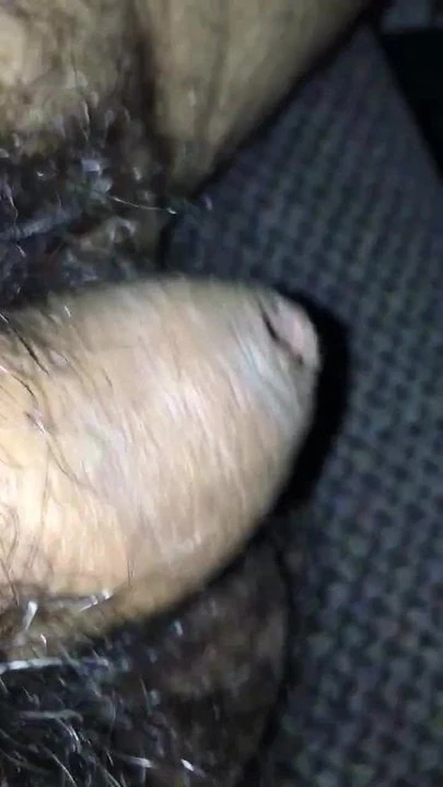 Driving around playing with my cock!
