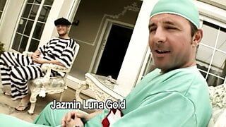 Jazmin Luna Gold, Ian Scott, европейский кримпай для киски David Perry, анальная крошка-шлюшка на улице, хардкорный анал и двойное, короткое видео
