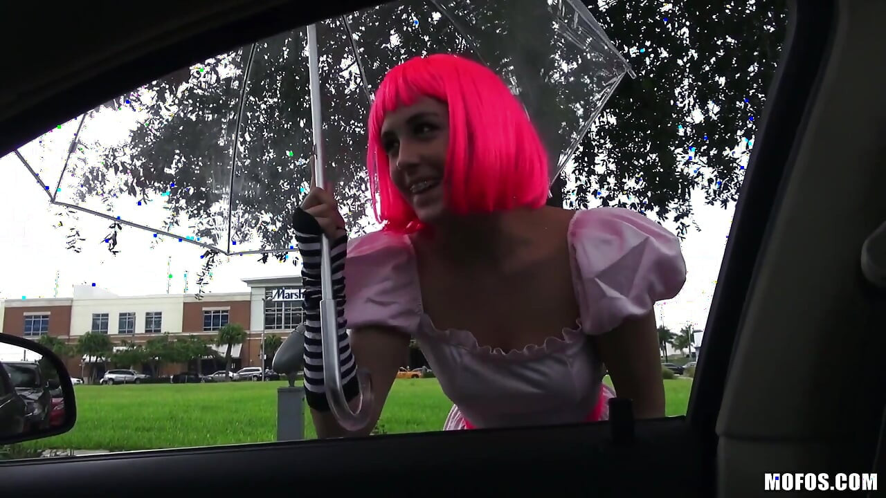 Stranded Teens - Brunette Natalie Monroe Sucks Bruno & Takes a Big Sweet Ass Pounding After He Pulls Over in a Car