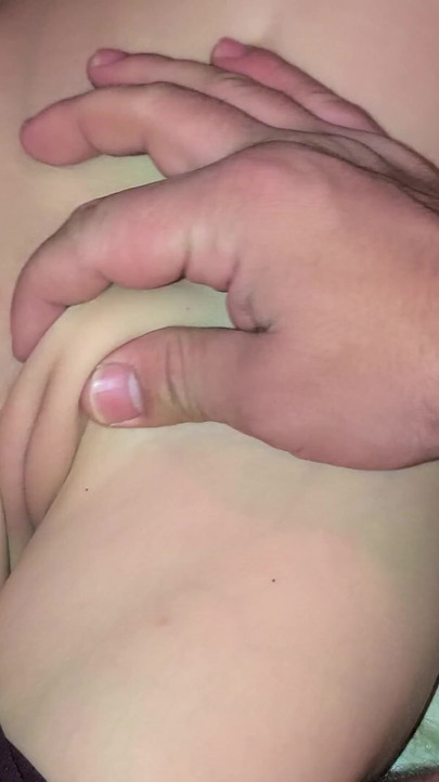 Sexy Panty-clad stepsister lets me touch her virgin cunt and follow her contour | Clip 1