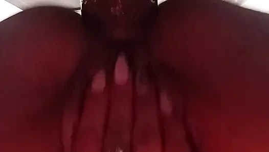 Yakın çekim anal derin dildo
