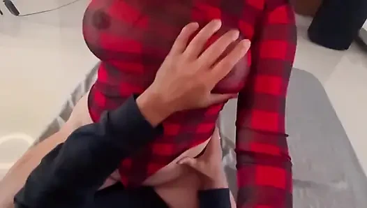 I Teased My Stepbrother and Had to Sit on His Dick