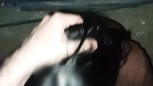 Drinking night leads us to show off and have sex in the street, hopefully the neighbors haven't seen our creampie in secret
