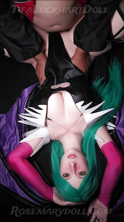 Aerith X Morrigan Darkstaklers Cosplay