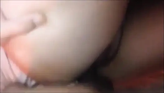 108 - White MILF sucks ass & cocks & fucks in silky dress