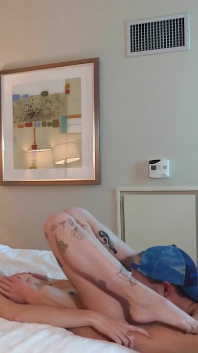 Eating Petite Tatted Teen's Pussy - Compilation 4