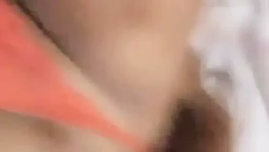 Romantic Indian girl in bed at night