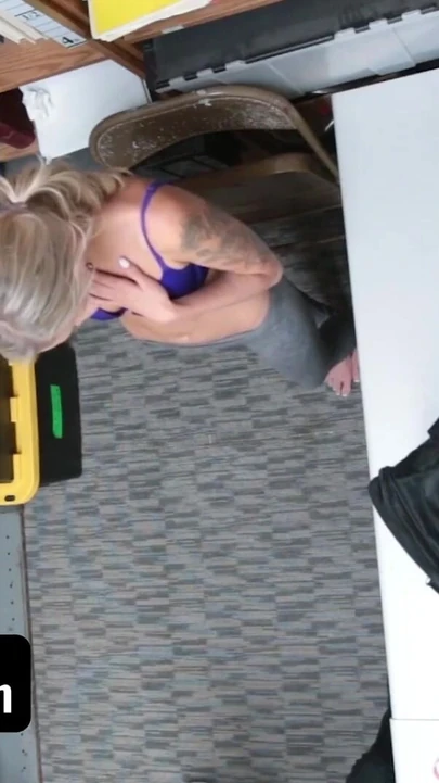 Must-share moment from "Shoplyfter - Skinny Blonde Cutie Emma Hix Gives Her Pussy To Security Officer To Get Out Of Trouble"