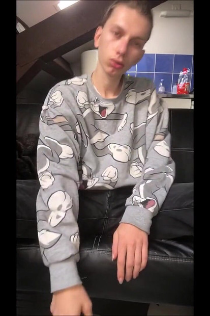 French Femboy Comes Back From College and Can't Wait to Jerk off and Cum