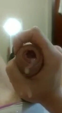 Uncut Cumshot Trans Woman