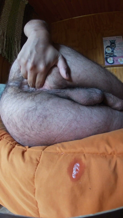 Hairy Ass POV – Real Amateur Shows His Fat Cock And Hairy Hole Up Close | Clip 1