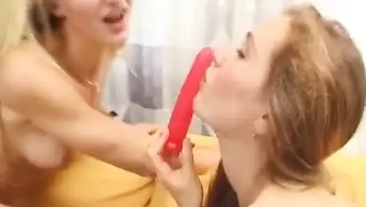 Stunning Teens From German Are Here to Play with Toys