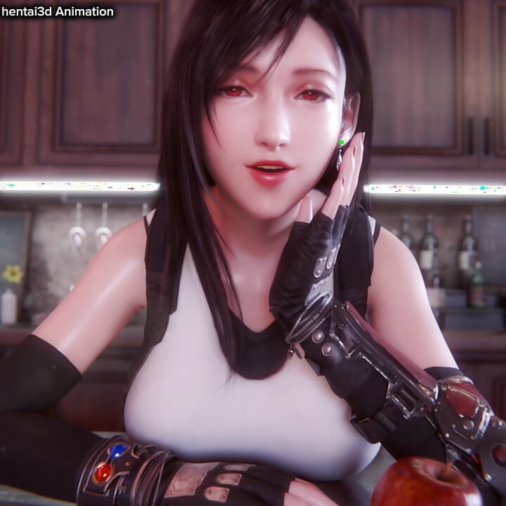 Final Fantasy VII - Tifa đang cô đơn (VR 4K hentai3d Animation)