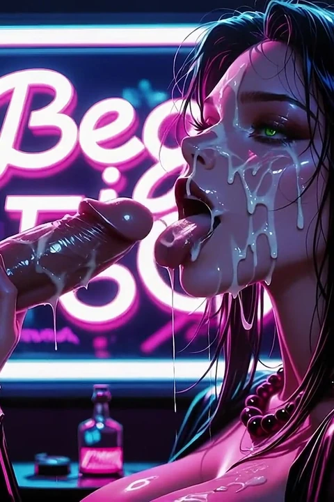 Neon Vixen’s Cyberpunk Fuck - Ai-generated