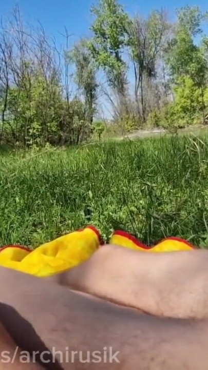 Thrilling moment from "A cocky stranger tries to seduce me on the road, gets a dick in the ass and in the mouth ."