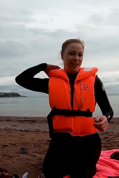 Strapped Tight & Floating Free - Sexy Wetsuit Life Jacket Test