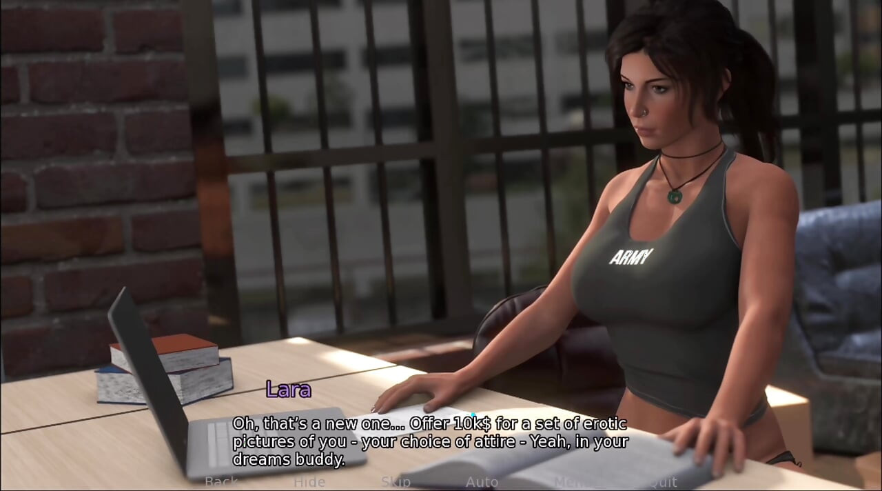 Croft adventure # 1 - Lara kann nicht aufhören, an lesben zu denken