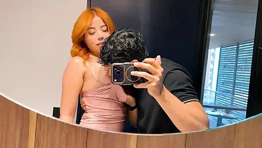 Having sex with a STRANGER in the restaurant's PUBLIC restroom!