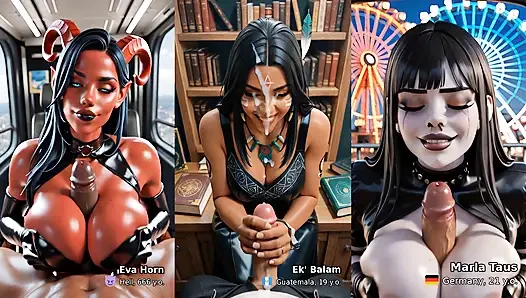 Boşalmamaya çalış meydan okuması - yapay zeka tarafından oluşturulan porno yıldızları 4k derlemesi
