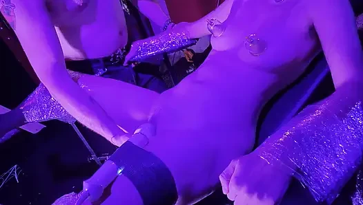 Sexy Pet Finger Fucked in the bondage chair