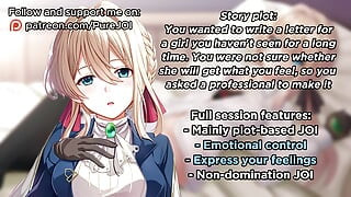 Violet Evergarden helps you to write a confession letter (Story JOI)
